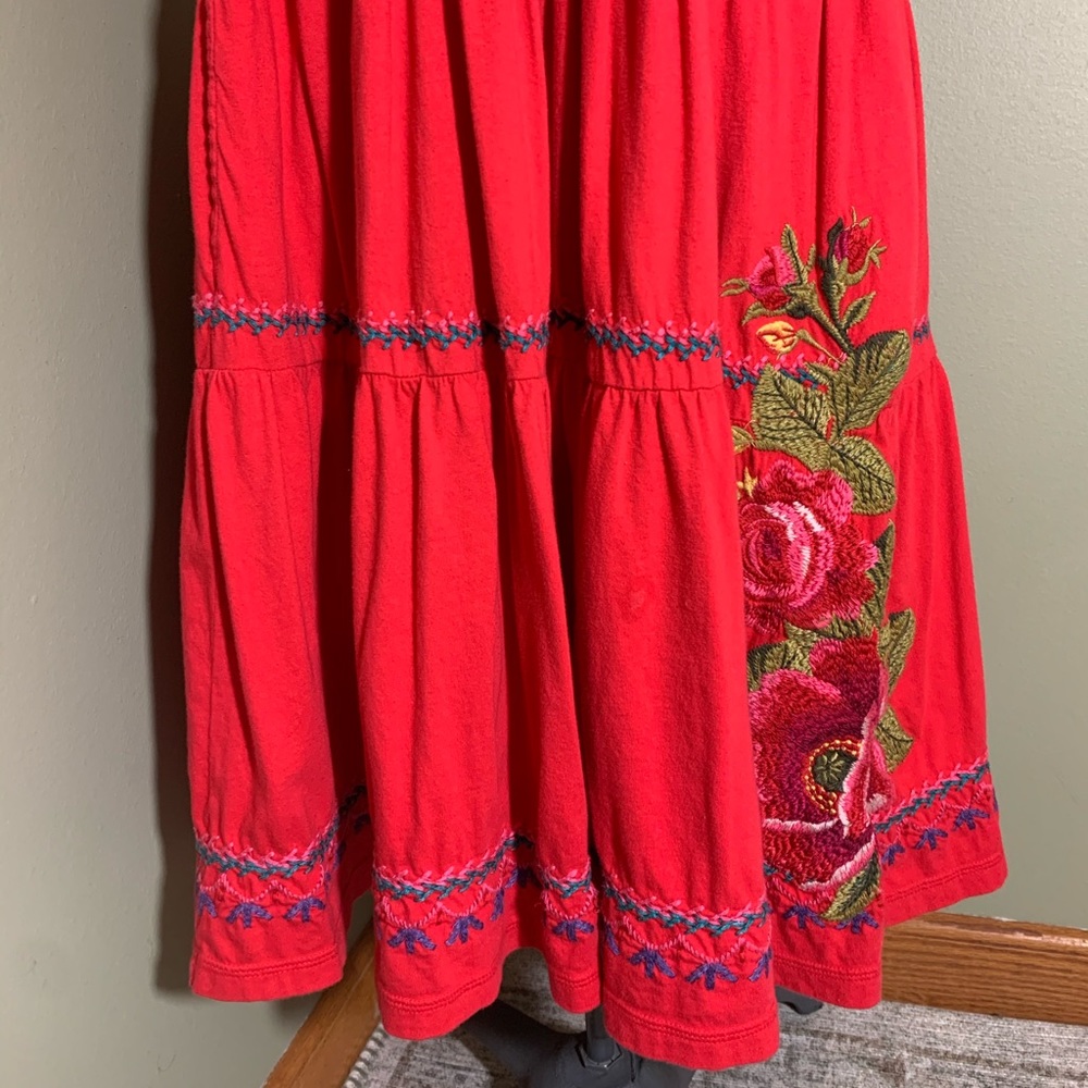 Vintage Floral Embroidered Dress - Picture 3 of 4